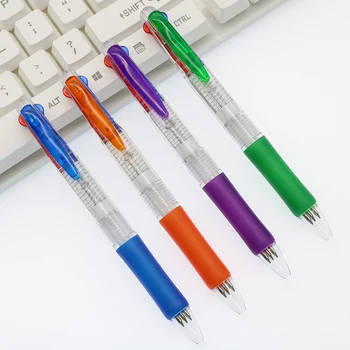 

3pcs/ Wholesale Simple Ballpoint Pen Tri-Color Pen School Office Supplies Promotional Gifts Children'S Student Stationery
