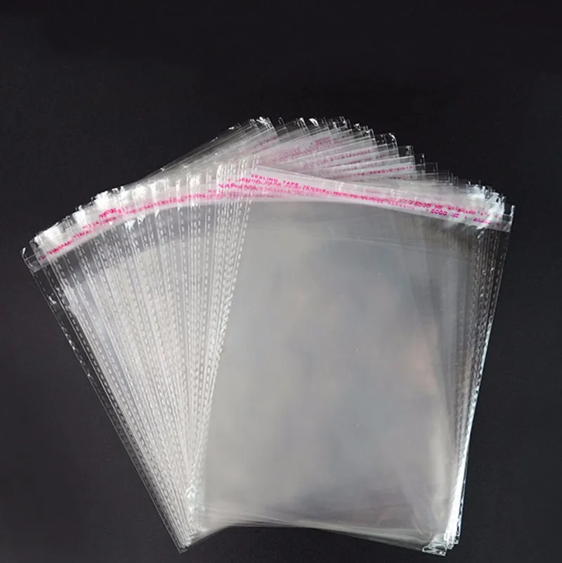 22*34 Cm Clear Resealable BOPP/Poly Bag 100 Pcs Transparent Opp