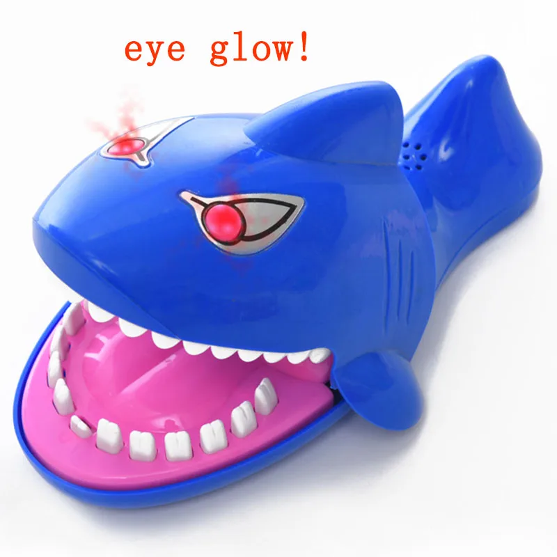 

Hot Big Practical Joke Electric Biting Paul Shark Bite Finger Selachimorpha Bar Game Kids Children Funny Gags Education Toy Gift