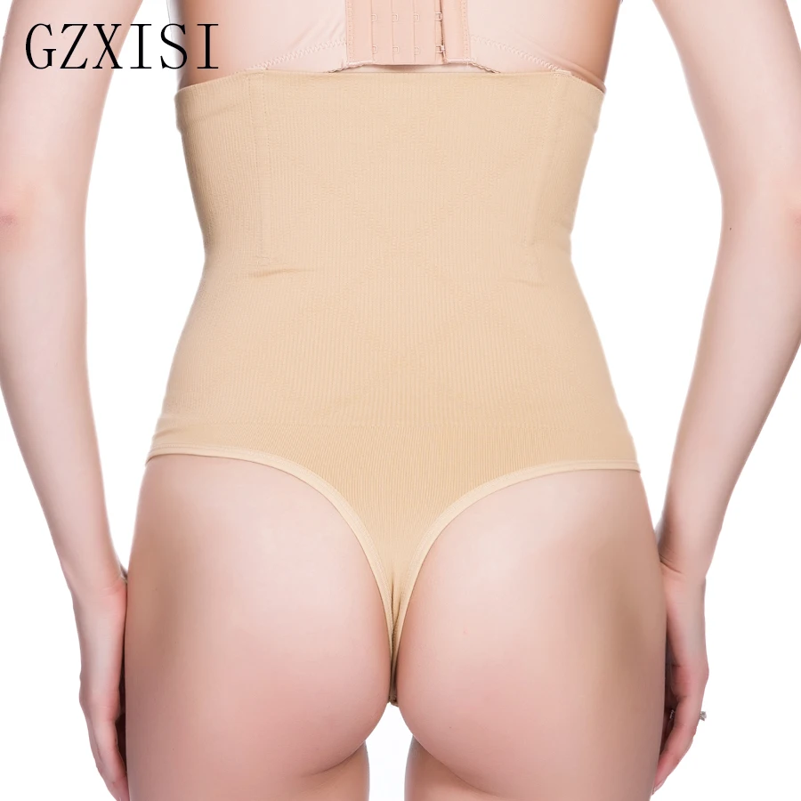 

Women Shapewear High Waist Tummy Control Body Shaper Underwear Seamless Thong Panties Slimming Girdles Bodysuit Corset