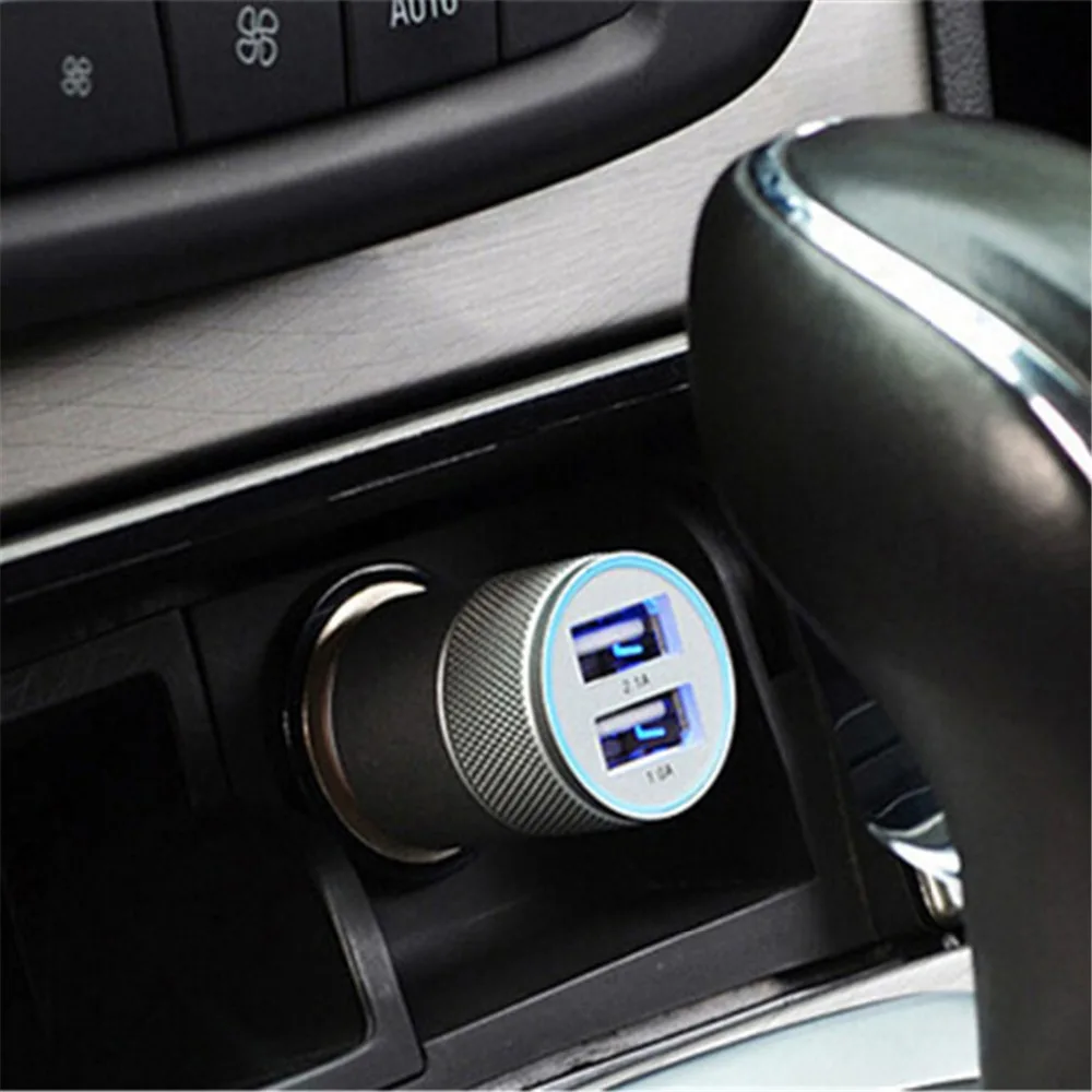 Быстрая Двойная Usb автомобильная зарядка розетка для автомобильного