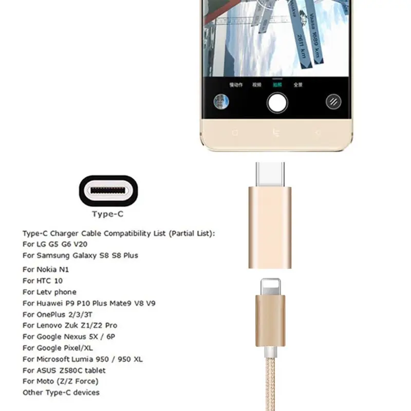 8 пиновый до Тип C Мужской конвертер адаптер для samsung S10/9/8 Note 9/8 Xiaomi 9/5 huawei P9 P10/20/30 Коврики 20/10