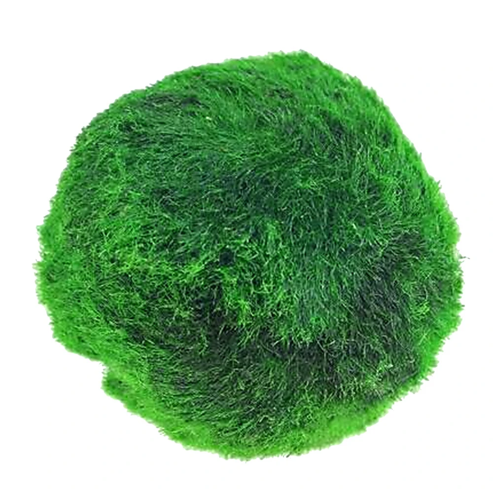 Зеленый аквариум мох шар искусственная трава подводные растения зеленый мох шар Аквариум Украшение аквариума - Color: Green