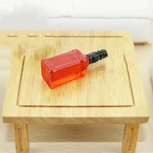 2Pcs font b RC b font Car Accessories Decoration Mini Red Wine Bottle for 1 10
