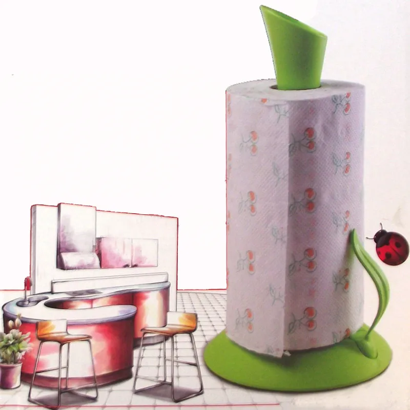 Lovely Kitchen Paper Holder Creative Pp Tissue Paper Holder Household Paper Towel Shelf Domestic Roll Paper Stand Tissue Holder