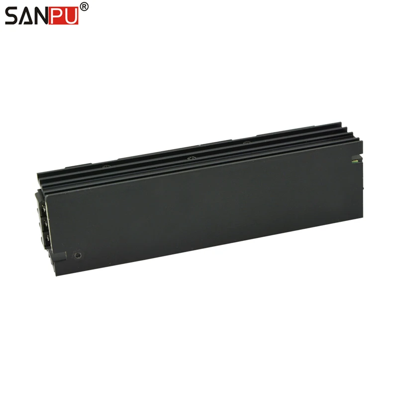 Sanpu LED адаптер драйвер 24 V 100W 4A 220 V AC-DC 24В преобразователь конвертер 24VDC источник постоянного тока с режимом переключения Питание 24 вольт постоянного тока черный Алюминий чехол