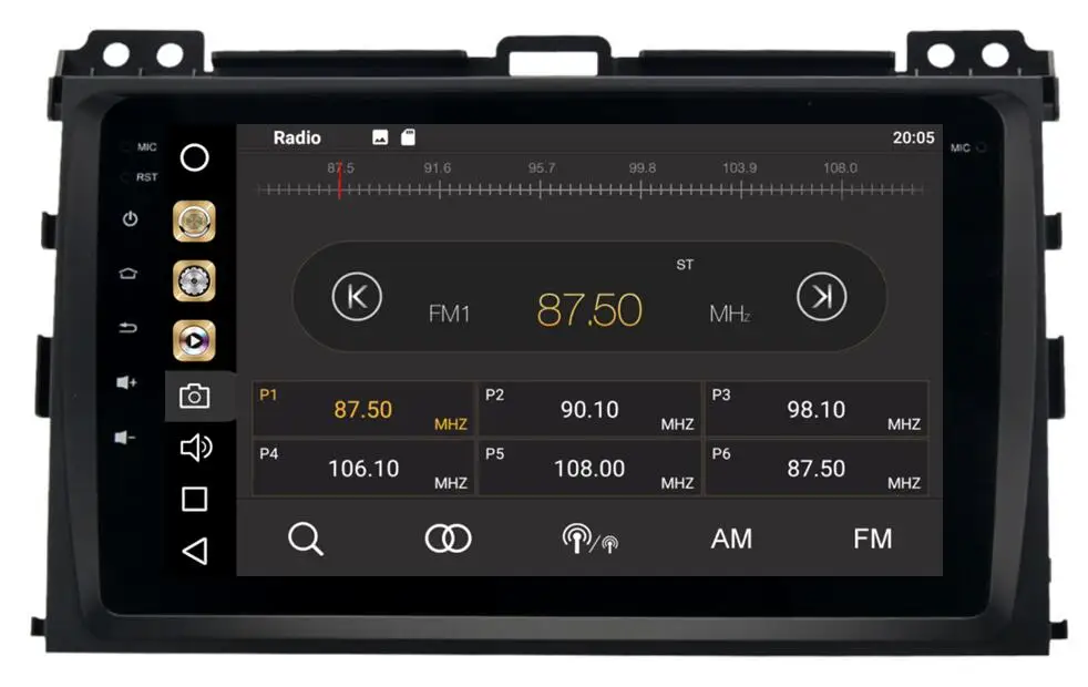 Sale 32gN 4GRam 8" Android 9.0 Car Audio for Toyota Prado 120 2004-2009 Headun Stereo Video GPS Navi Multimedia IPS Monitor Radio 4