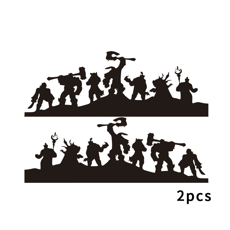 2PCS-58-20cm-for-World-of-Warcraft-Tribe-car-styling-Vinyl-Wall-Car-Stickers-and (1)