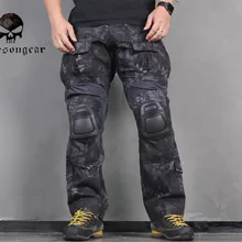 Мужские военные страйкбол BDU Брюки Походные Emerson тактические Gen3 Брюки с наколенниками Typhon EM9351TYP