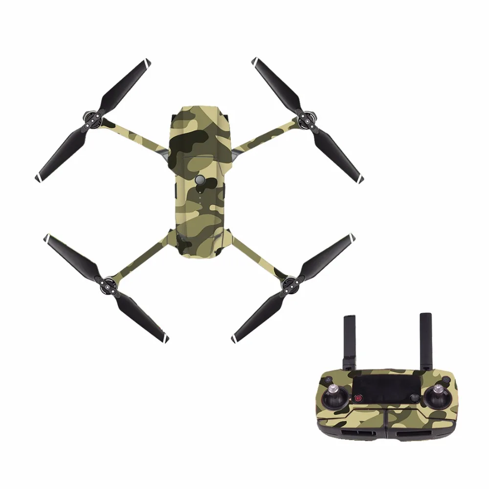 

[M0054] Camouflage for DJI Mavic Pro Decal Skin Sticker Drone Body + Remote Controller + 3 Battery Protection Film Cover