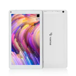 Yuntab D102 10,1 "tablet PC 4 ядра 1 ГБ Оперативная память, 8 Гб HDD, сенсорный экран с двойной камерой, поддерживает 3D игры Bluetooth4.0 (белый)