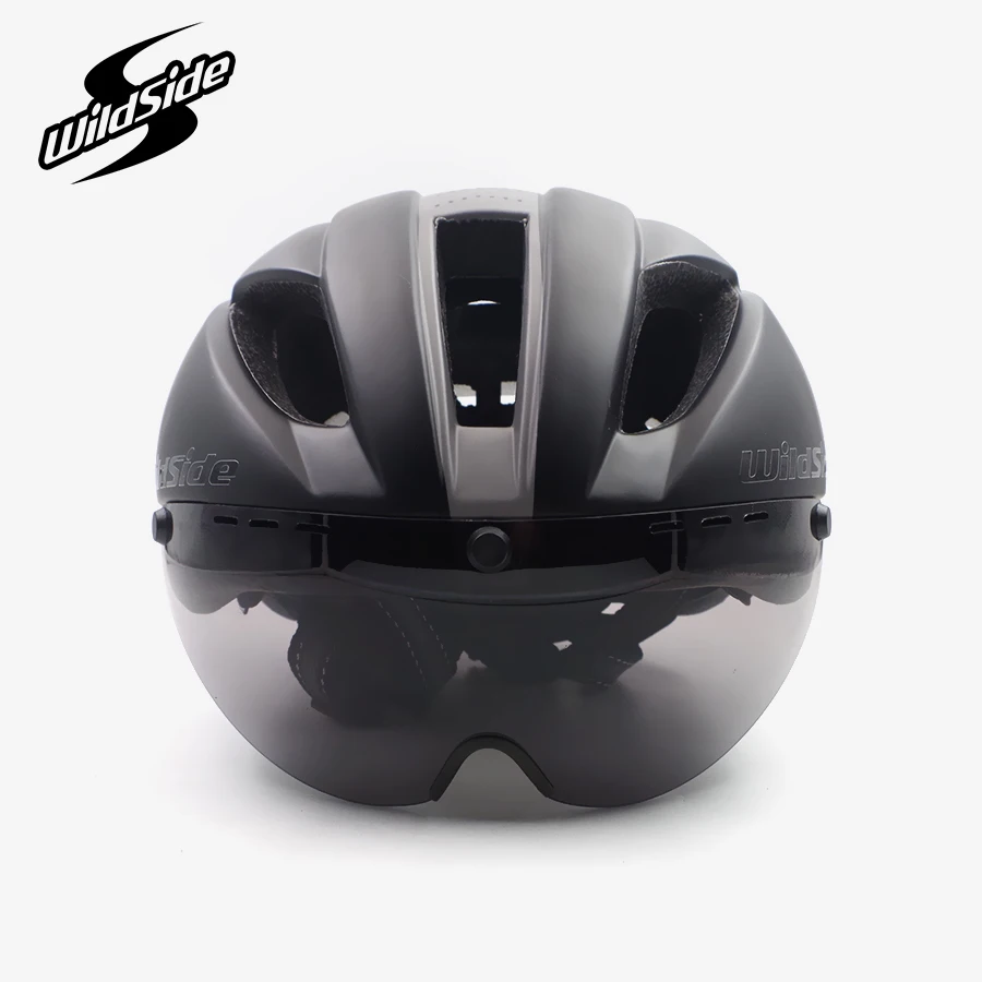 Велосипедный шлем дорожный Mtb интегральный Триатлон время-пробный велосипедный шлем Мужской скоростной гоночный шлем солнцезащитный козырек 3 линзы Aero очки для экипировки мужчин t