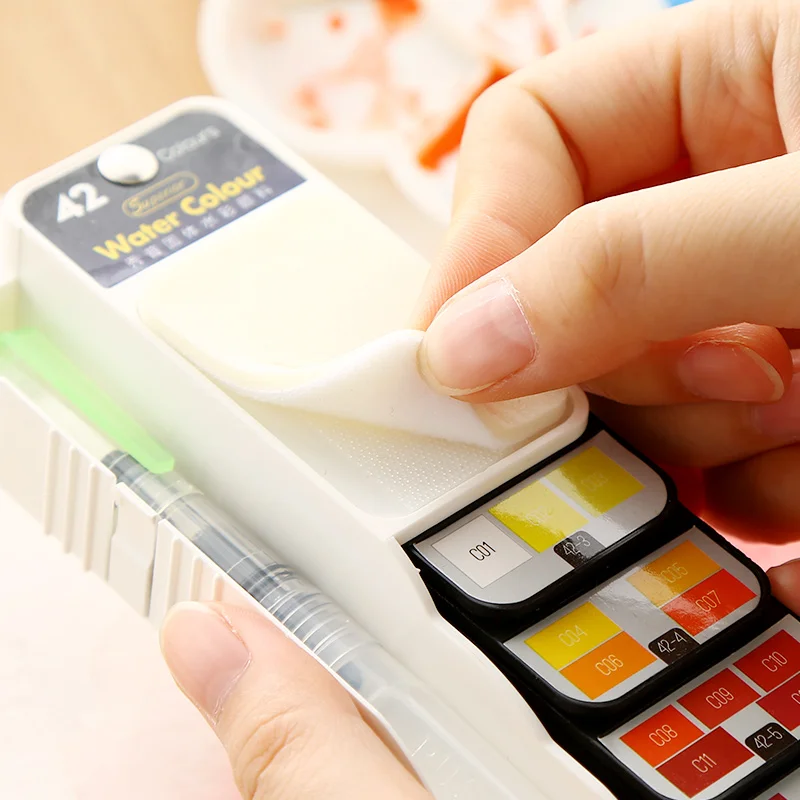 Preise BGLN Tragbare Feste Aquarell Malen Set Mit Pinsel Helle Farbe Aquarell Malerei Pigment Set Für Student Kunst Liefert