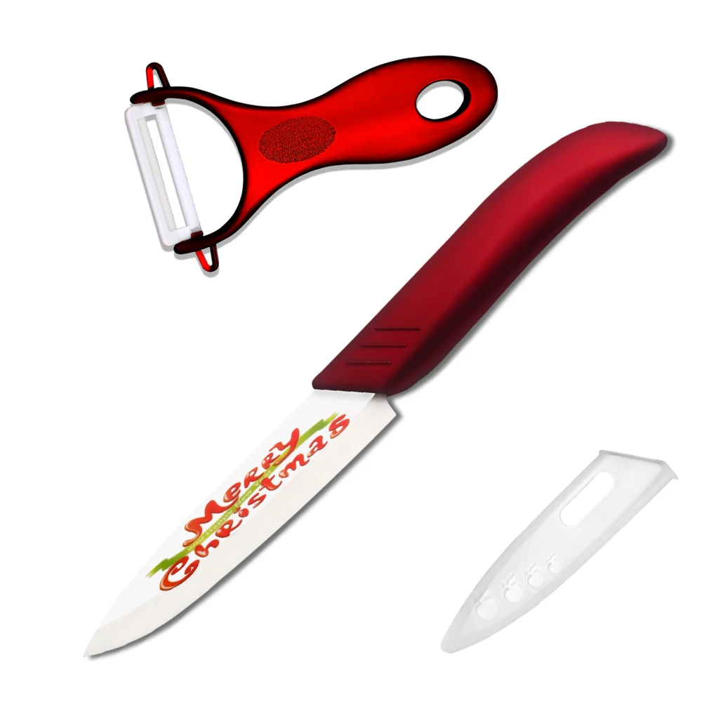 Good Quality Kitchen Knives Set Includes Red Handle ...