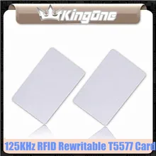 20 шт./лот! RFID 125 кГц перезаписываемый T5577 Бесконтактный доступ белые тонкие карты для Система контроля доступа