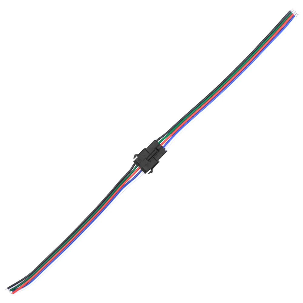 5 компл./лот JST SM разъем 2pin/3pin/4pin/5pin мужской и женский набор проводов кабель для