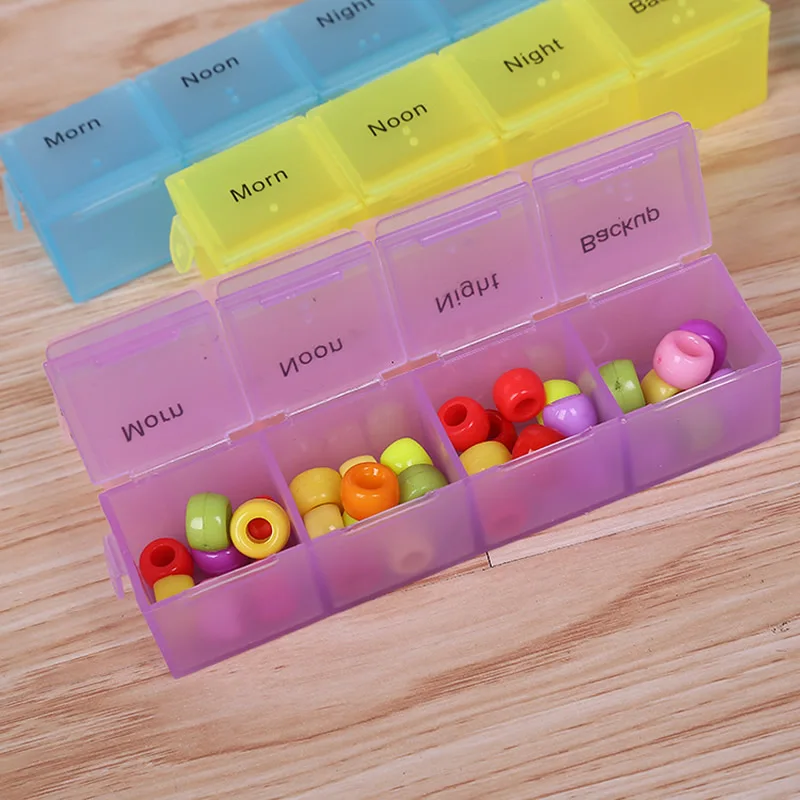Jewelry Beads Container Grids Plastic Storage Box For Rings Findings
