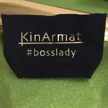 Черный логотип свадебные туфли невесты макияж подарок составляют comestic сумки горничной почета Свадебные вечерние кошельки