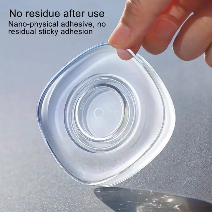 

Car Non Slip Sticky Gel Pad for Phone Silicone Sticky Holder Nano Transparent Anti-slip Sticky Gel Pad Phone Holder for Wall Car