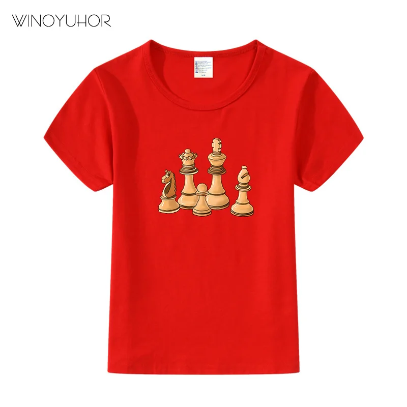Детские футболки с шахматным принтом; модные летние футболки с короткими рукавами для мальчиков и девочек; повседневные топы с круглым вырезом; одежда для малышей