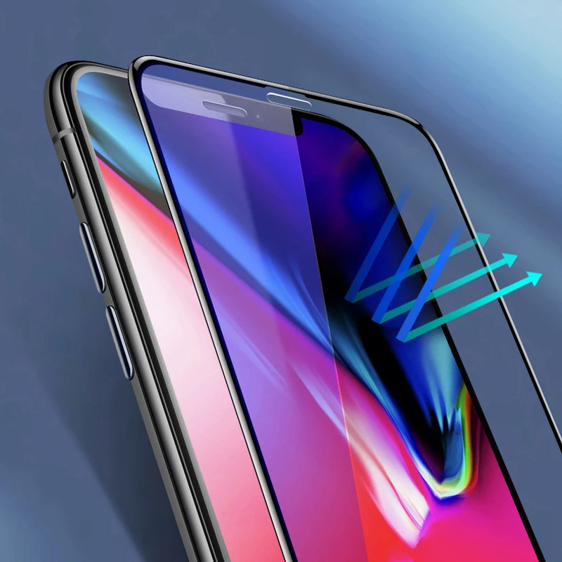 3 шт полное покрытие экрана протектор для iPhone X XR XS Max закаленное стекло на iPhone 5 6 7 8 плюс защитное стекло окно