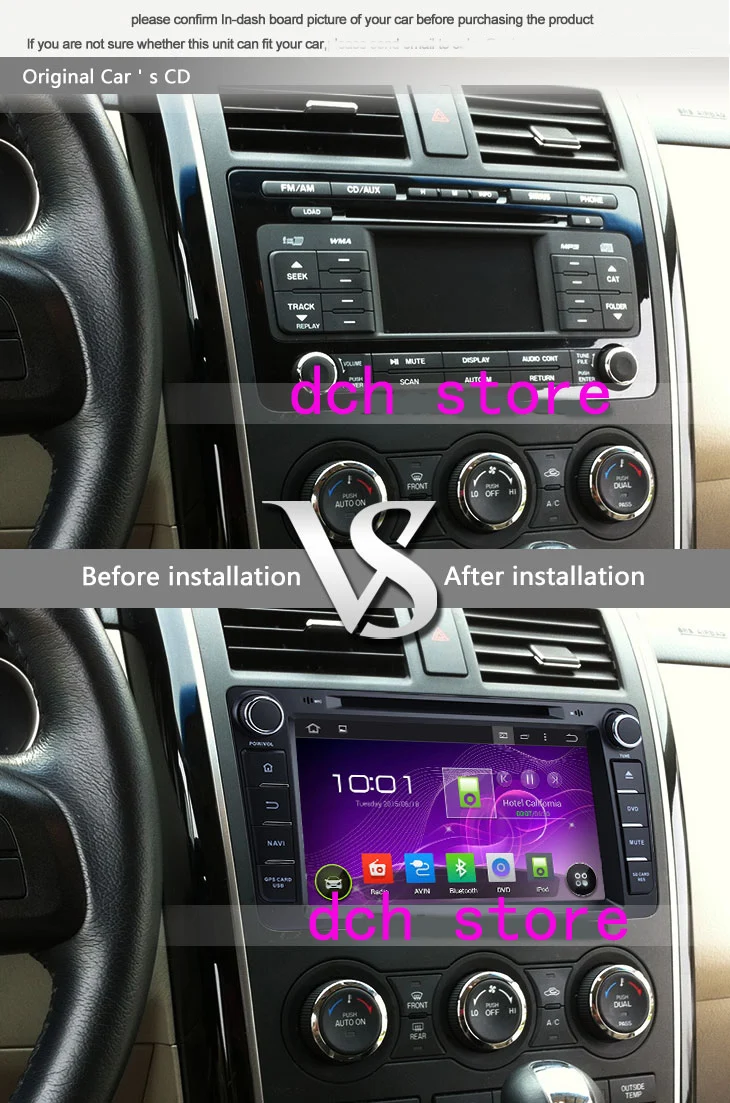 Clearance Octa Core 8 inch 8 core Android 9.0 Car Radio DVD player GPS for for Mazda CX-9 CX 9 NAVIGATION gps 4G RAM 64G ROM stereo AUTO 0