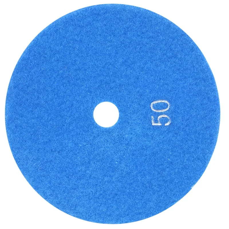 

5 inch 125mm Wet Diamond Polishing Pads Marble Granite Grits 50