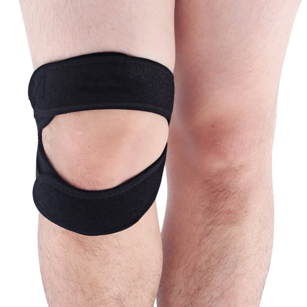 

1 PC Patella Knee Pads Breathable Support Brace Wraps Adjustable Basketball Volleyball Knee Protector Pain Relief For All Sports