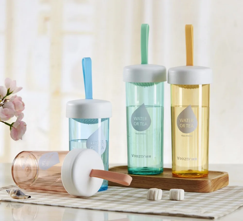 1PC 4 Colors New Style BPA Free Eco PC Water Drinking Pot Cups Clear Sport Bicycle Fruit Juice Kettle J0012 | Дом и сад
