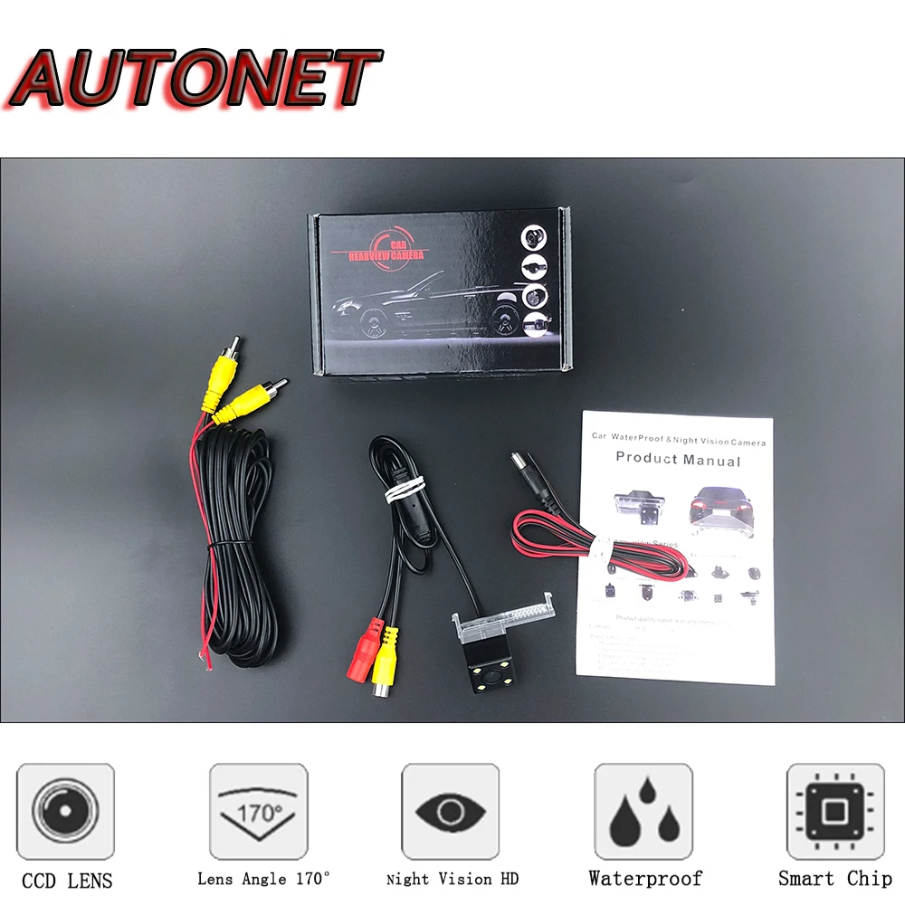 Камера заднего вида AUTONET HD с ночным видением для Peugeot 208 2012 2013 2014 2015 2016 2017