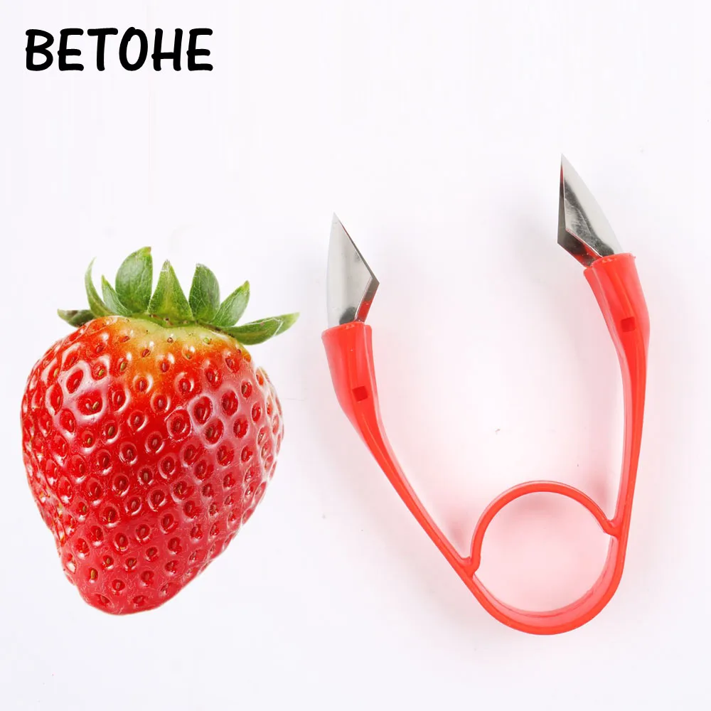 BETOHE-Strawberry-Huller-Metal-Tomato-Stalks-Plastic-Fruit-Leaf-Knife ...