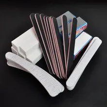 New Arrival 40PCS Sanding Files Buffer Block Manicure Pedicure Tools Sand Paper Foam UV Gel Nail File For Nail Art Tools
