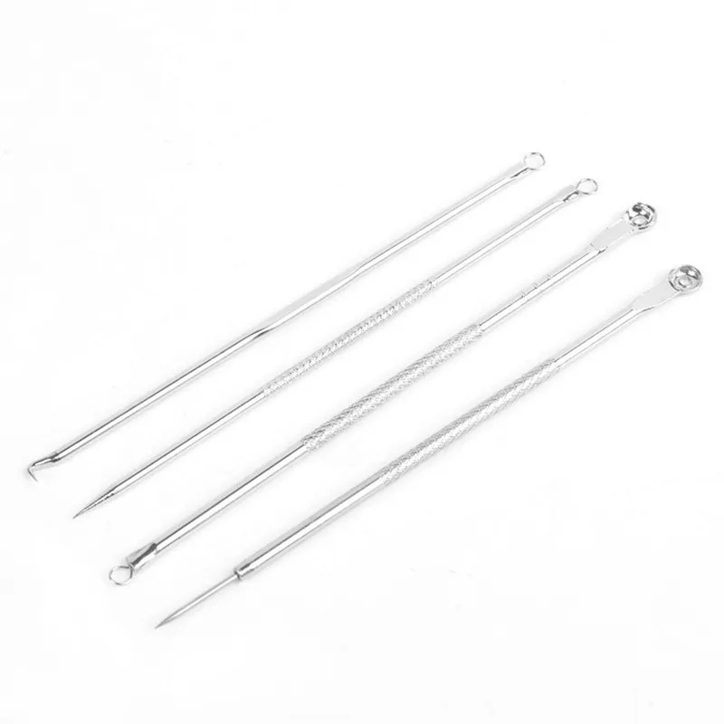 

4Pcs Acne Removal Needl Extrusion Acne Blackhead Comedone Removal Tool Acne Extraction Tool