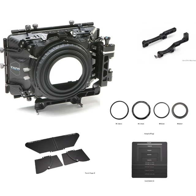 Tilta MB T04 Cine 4*5.65 Carbon Fiber Matte box with 15mm/19mm rod
