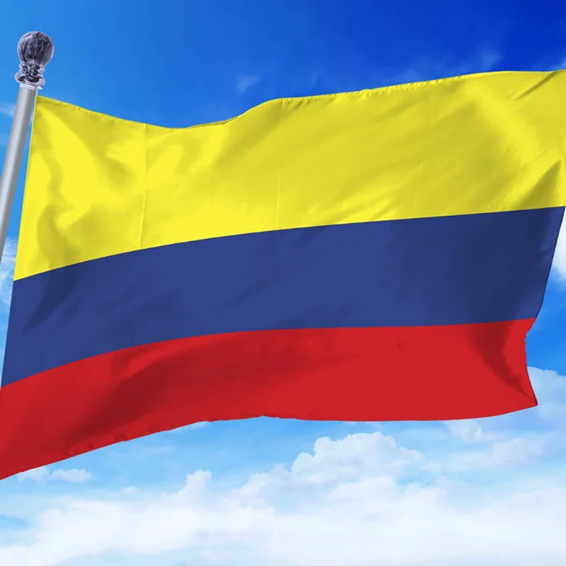 Colombia Национальный флаг Великобритании Национальный флаг футбол много флаги стран баннер для футбола много стилей - Цвет: Colombia