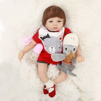

Lifelike Newborn Dolls Bebes reborn 22" soft Silicone Vinyl Baby Boy Doll Present Reborn Dolls Babies 55 cm Christmas Gifts