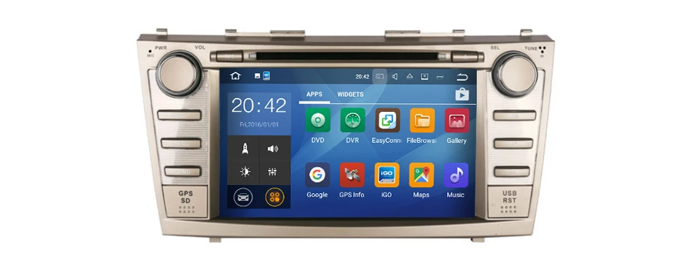 Cheap ZaiXi Android Car DVD GPS Navi for Toyota Camry 2007~2011 player Navigation WiFi Bluetooth Mulitmedia system audio stereo EQ 2