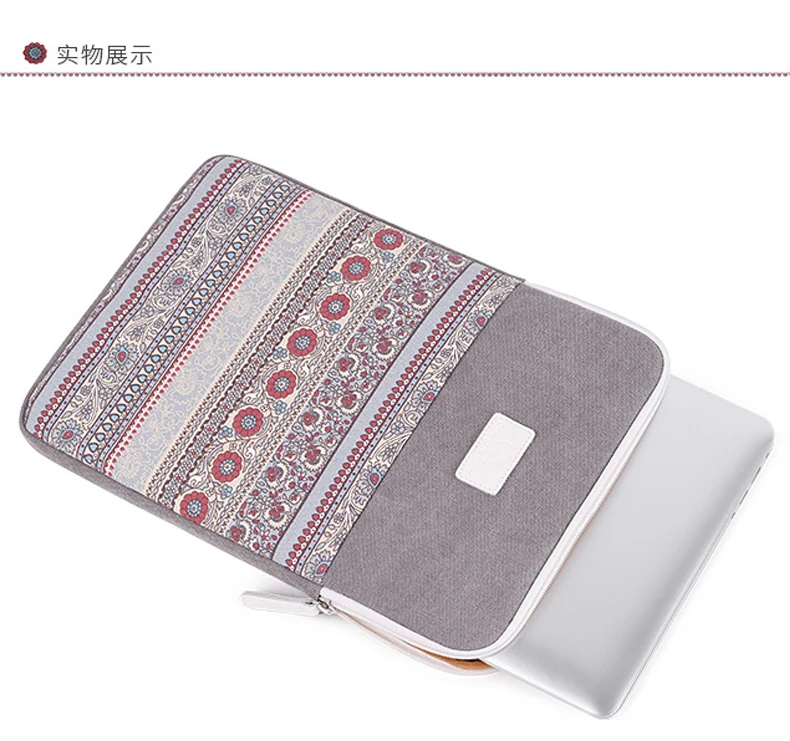 Холст рукав сумка для ноутбука для Macbook Air 13 Чехол Pro 15 14 12 11 для Xiaomi notebook 13,3 15,6 Asus lenovo женские сумки