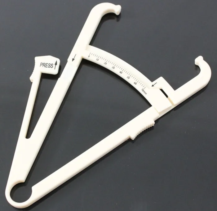 

Health Care Body Fat Caliper Tester with Measure Charts Keep Health Weight Loss