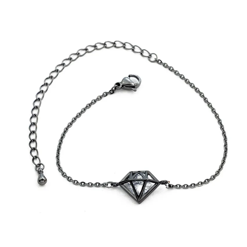 Браслеты Mujer Moda 2020 розовое золото цвет колье Bracciali Donna цепочка из нержавеющей
