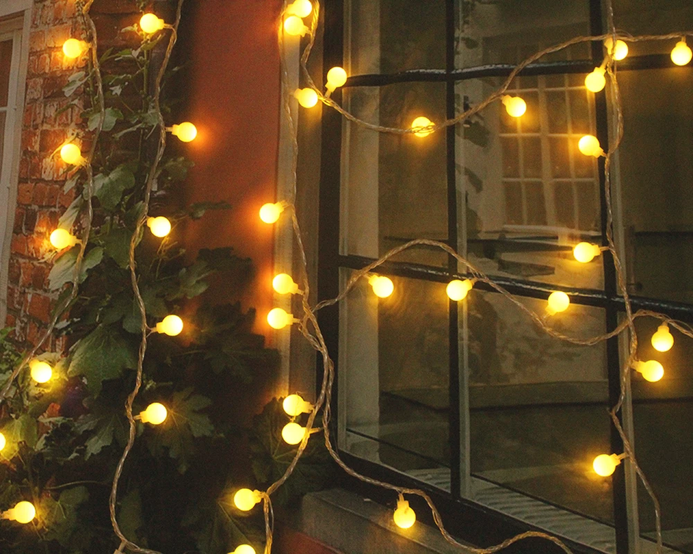 outdoor lighting garden string lights solar