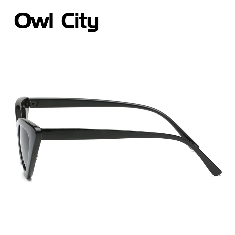 Owl City-Vintage Cat Eye Óculos De Sol Para Mulheres, UV400 Óculos De Sol, Brand Designer, Retro, Feminino