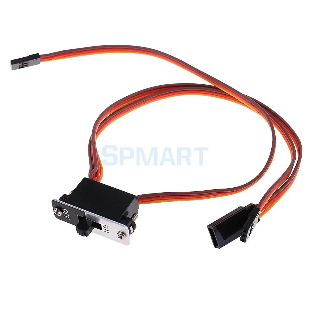On/Off Power Switch Wire Harness Cable 3 Way JR Connectors Plug for RC Car Truck Boat