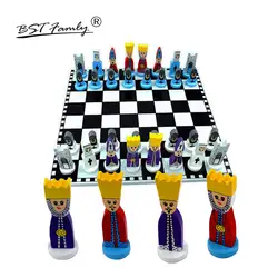 BSTFAMLY Chessman деревянный Шахматный набор игра в международные шахматы Складная шахматная доска и шахматные кусочки Souptoy игрушка подарок на