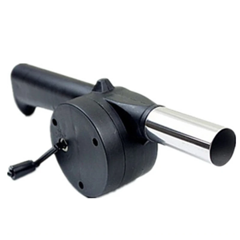 Functional BBQ Fan Hand Fan Cranked Outdoor Picnic Camping BBQ Barbecue