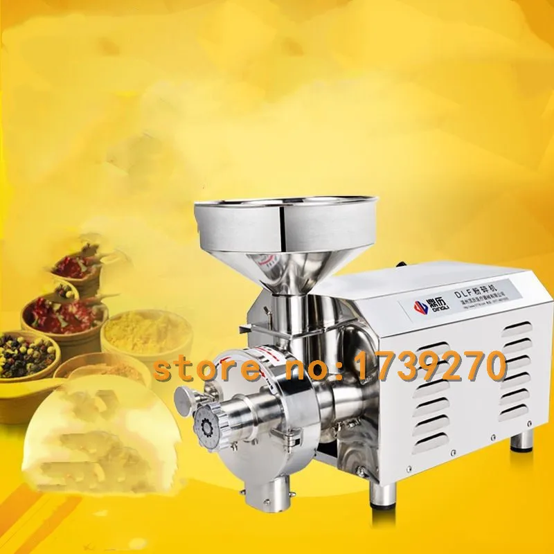 US $1.199.00 free ship grains grinding machine automatic flour mill powder machinecoconut cocoa pepperpowder making machine
