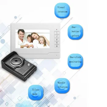 

HIPERDEAL 7 Inch Color LCD Video Door Phone Doorbell Intercom System Night Vision Camera AU/US/EU/UK 19Mar27