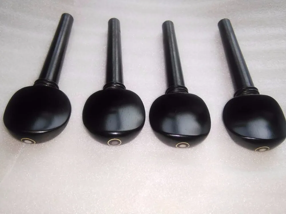 

4 PCs Cello Pegs 4/4 Ebony Cello pegs cello parts