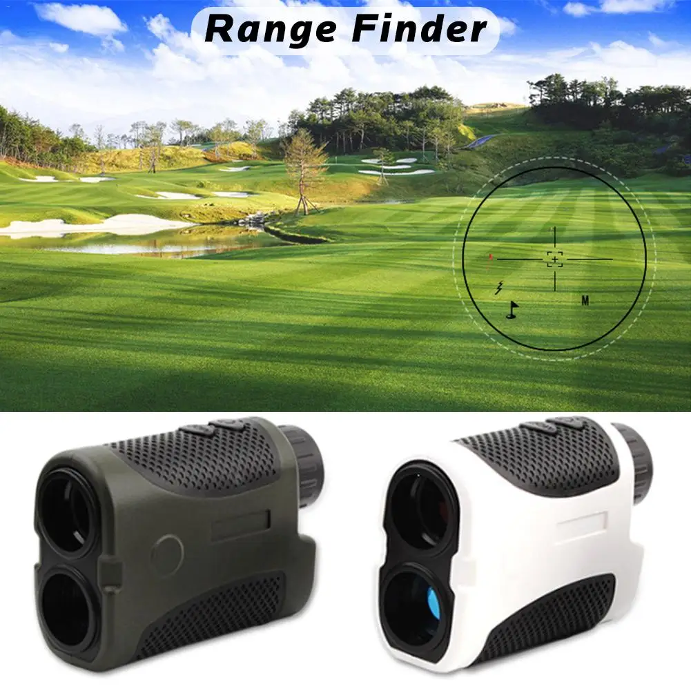 

400 Meters Ranging Golf Laser Handheld Range Finder Slope Compensation Angle Scan Pinseeking Club Case Opt