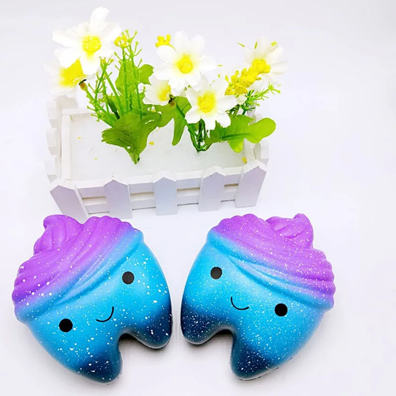 Kawaii الكرتون لطيف اسفنجي الأسنان أحزمة هاتف المحمول لينة اسفنجي اللعب حزام بطيء ارتفاع كعكة بو الهاتف الاطفال ضغط هدية SMSNXY